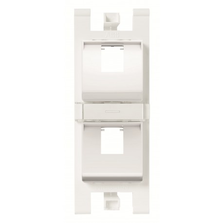 Niessen 2CLA101650T1101 Soporte 45º para 2x RJ45 sin pers. BL